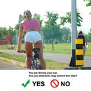 Ist es erlaubt hinter dem Fahrrad herzufahren ?