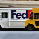 Optische Tuschung - Fedex Transporter
