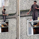 crazy way to clean windows