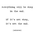 everything will be ok at the end