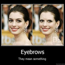 eyebrows mean something