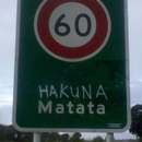 Hakuna Matata Straßenschild - Win Bild