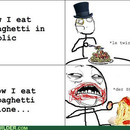 How i eat spagetti