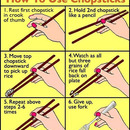 how to use chopsticks