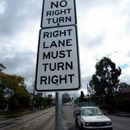 no right turn 4256