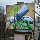 police bee street art masterpieces