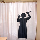 psycho shower curtain