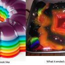 rainbow jelly cake