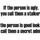 stalker vs secret admirer