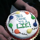 this cake is a lie