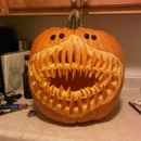this pumpkin scares the crap out of you