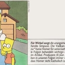 Vatikan-Zeitung lobt Homer für seine katholische Lebensweise - Zeitungsartikel Fail Bild