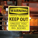 warning keep out